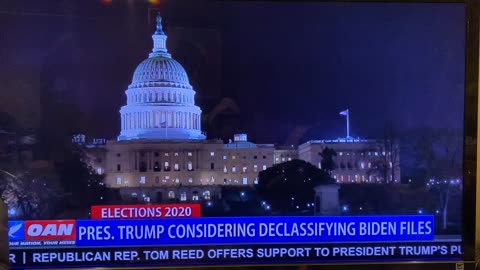 12/28/20 OAN Guy says Eric Swallowswell and headline Trump declassify Biden files