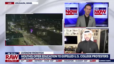 Houthi rebels offer 'education' to US college protesters _ LiveNOW from FOX