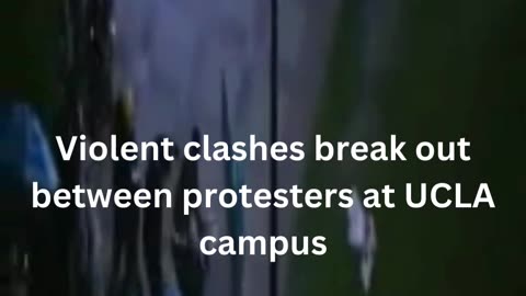 Violence erupted at the University of California,