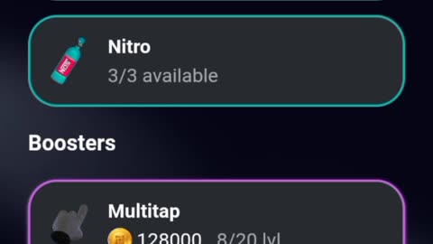 Nothing Coin | Upgrading Boosters And Using Nitro Boost