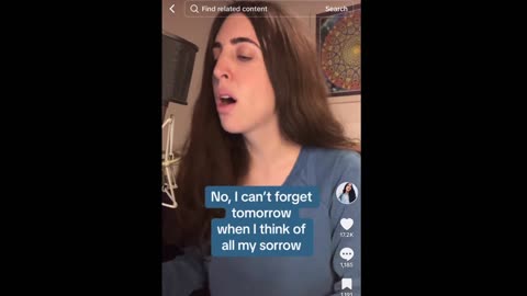 TikTok TipTop Hit: Liz Lieber sings Harry Nilsson (Without You) With Video FX and a Replay