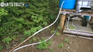 Off Grid Water Stove used to heat up water