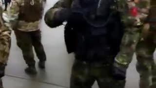 Russian Army Dance Class???