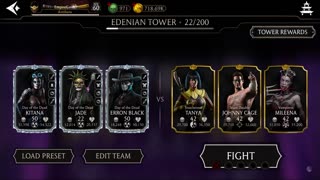 Fatal Edenian Tower Battles 21 - 25 [ Mortal Kombat ] Day of the Dead