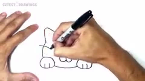 How to draw cat step by step cat drawing lesion