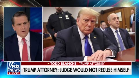 ALERT: Trump lawyer Todd Blanche says Donald Trump’s constitutional rights were violated