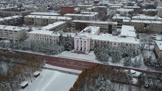 Kazakhstan Travel: Aerial View of Kazakh University