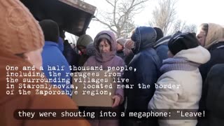 Ukrainians on the Treatment by Russian Forces who Invaded their Village!