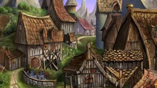 Medieval Fantasy Village of Glimdale | D&D Background Sound | 6.4 Hours #dnd
