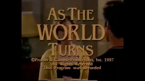 June 1997 - Closing Credits to 'As The World Turns'