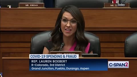 Rep. Lauren Boebert Speaks at Oversight Hearing on COVID Fraud