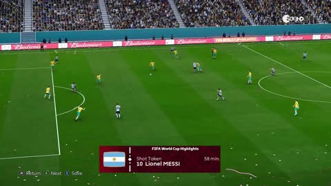 eFootball PES 2021 l Lautaro scores Round of 16 FIFA World Cup Quatar 2022 Argentina v Australia