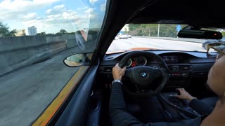 Spirited drive in a LOUD BMW E92 M3!