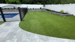 Backyard Makeover with Pool and Landscape in Commack NY