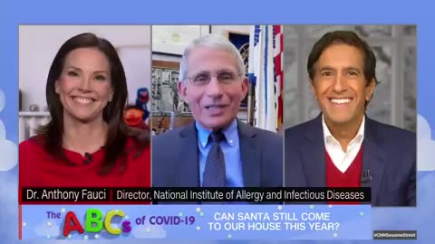 DR. FAUCI ON CNN - "I VACCINATED SANTA MYSELF"