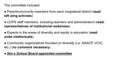 Republican Chesterfield County School Board & Woke Equity Policies