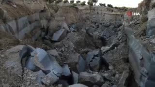 Turkey: Giant Rift From Quake Separates Olive Field