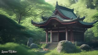 Fresh Morning at the Japanese Temple - Beautiful Japanese Flute Music Relaxing, Soothing