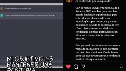 LA INTELIGENCIA ARTIFICIAL ES ZURDA Y WOKE - AI IS LEFTY AND WOKE