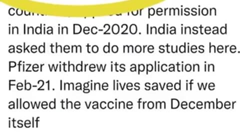 Vaccines - Pfizer And India