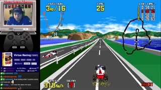 Virtua Racing [Arcade] PBs for Beginner, Medium & Expert [Full Playthrough]