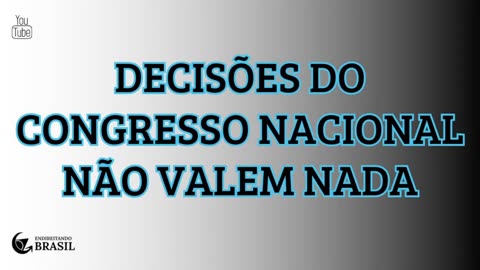 30.05.24 (MANHÃ) - DECISÕES DO CONGRESSO NACIONAL NÃO VALEM NADA_HD