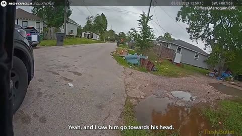 Houston police release bodycam of the suspect fatally shooting himself when the officer arrived