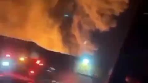 Huge train derailment in East Palestine Ohio caused massive fire and an evacuation