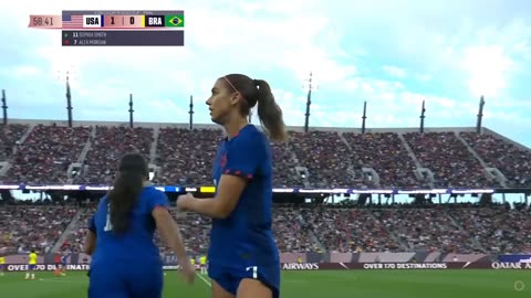 USA vs Brazil 1-0 Highlights _ Goals _ Final Women's Gold Cup 2024