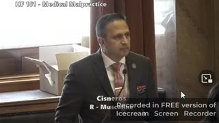 Medical Malpractice Bill Debate-Mark Cisneros