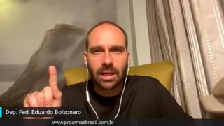 EDUARDO BOLSONARO EM RESPOSTA AO FANTÁSTICO