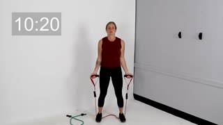 15 Minute Upper Body Resistance Band Workout- Workout with Jordan
