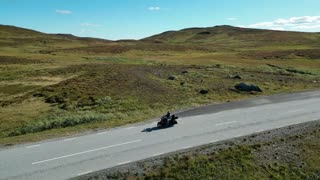 Arctic Circle Motorcycle Tour | Harley Davidson Road King | Trailer