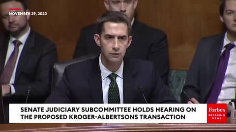 Tom Cotton Grills CEO Over Firings Of Employees Who Refused To Wear 'Gay Pride' Symbol