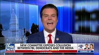 Jim Jordan, Matt Gaetz speak out on investigating the weaponization of the FBI