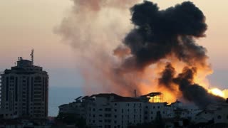 Israeli jets strike Gaza, and Hamas strongly condemns Israeli bombardment in Gaza