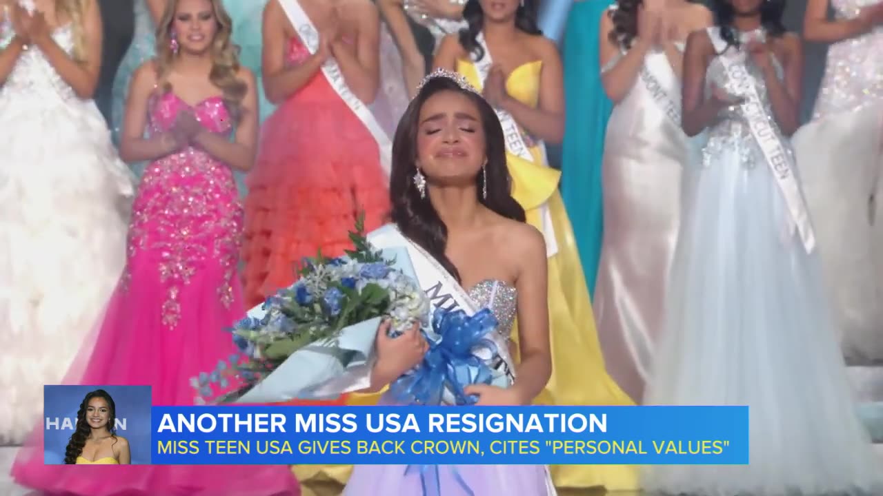 Miss Teen USA resigns,just days after Miss USA steps down.