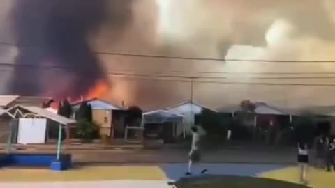 C L Chile declares a state of catastrophe after fires ..