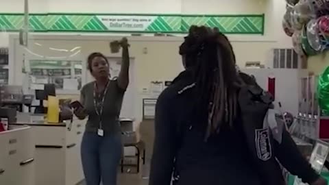 Black Karen LOSES HER MIND At Dollar Tree