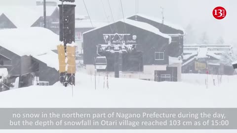 Search and rescue underway following avalanche at ski resort in central Japan