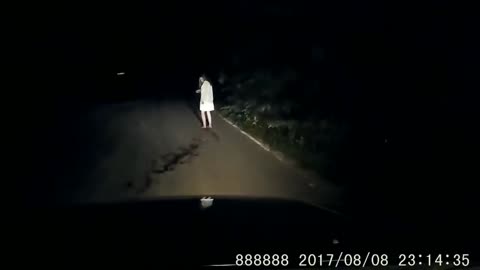 Scary Ghost Woman caught on tape