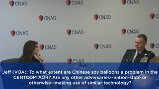 USAFCENT Commander on Chinese balloons