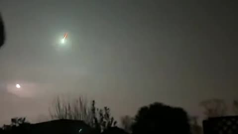 Meteorite seen over England