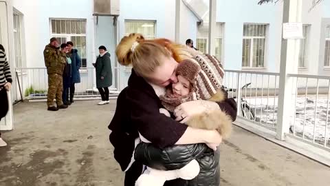 A little girl's story of rescue from Bakhmut