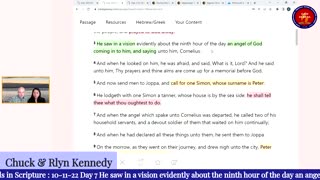 God is Real: 10-11-22 The Appearances of Angels Day7 - Pastor Chuck Kennedy