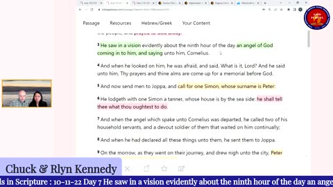 God is Real: 10-11-22 The Appearances of Angels Day7 - Pastor Chuck Kennedy
