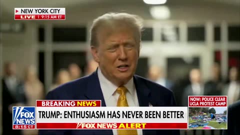 Trump Statement at the Stormy Daniels “Hush Money” Hoax Trial - 5.2.2024