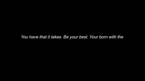 Be your best