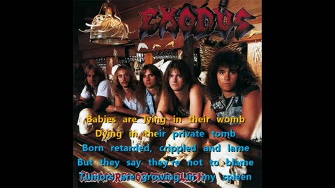 Exodus - Chemi-kill {karaoke cleans the toxins}