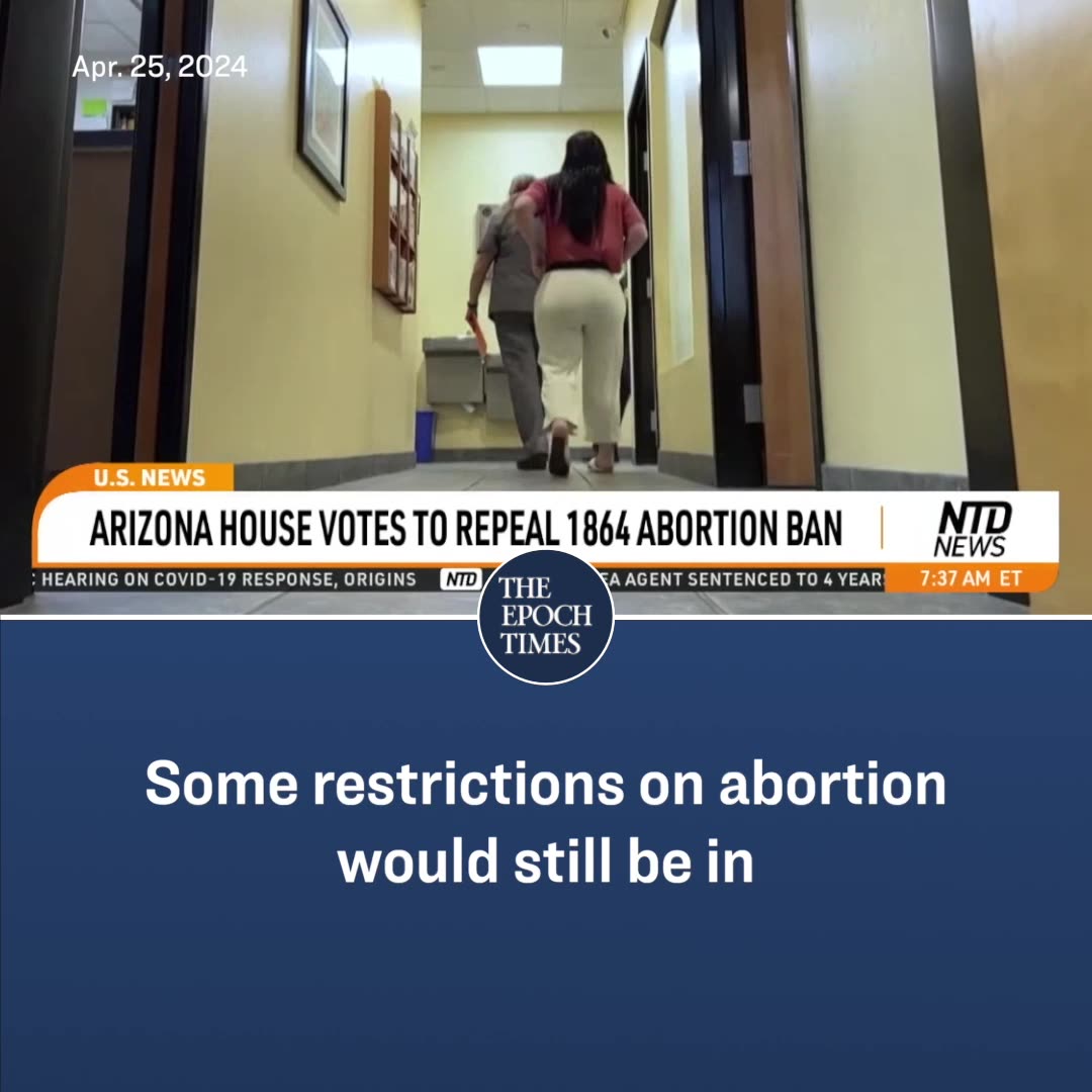 Arizona House votes to repeal 1884 abortion ban
